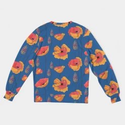 Harlow & Lloyd Wild Orange Vines Men's French Terry Pullover Sweatshirt