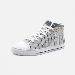 Harlow & Lloyd DJ Audio Mixer High Top Canvas Shoes