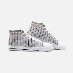 Harlow & Lloyd DJ Audio Mixer High Top Canvas Shoes 7 Harlow & Lloyd DJ Audio Mixer High Top Canvas Shoes