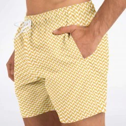 Subliminator Men Mango Herringbone Swim Shorts 16 Subliminator Men Mango Herringbone Swim Shorts