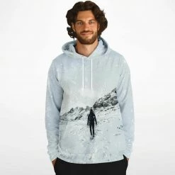 Subliminator Hoodies Snow Hiking Unisex Fleece Hoodie