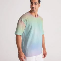 Harlow & Lloyd T Shirts & Tanks Soft Rainbow Premium Oversized Tee