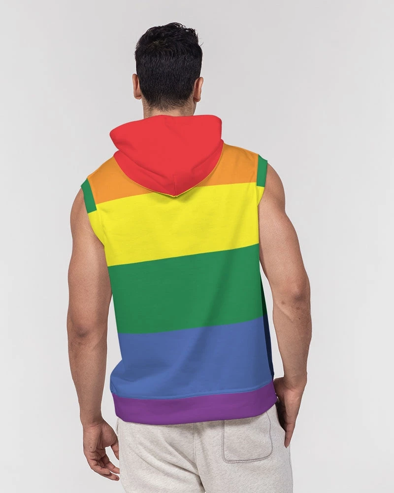Harlow & Lloyd Hoodies Rainbow Pride Premium Heavyweight Sleeveless Hoodie 8 Harlow & Lloyd Hoodies Rainbow Pride Premium Heavyweight Sleeveless Hoodie