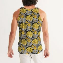 Harlow & Lloyd T Shirts & Tanks Yellow Pop Floral Men's Tank