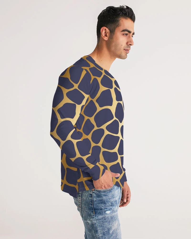 Harlow & Lloyd Regal Giraffe Men's Long Sleeve Tee T Shirts & Tanks 4 Harlow & Lloyd Regal Giraffe Men's Long Sleeve Tee T Shirts & Tanks