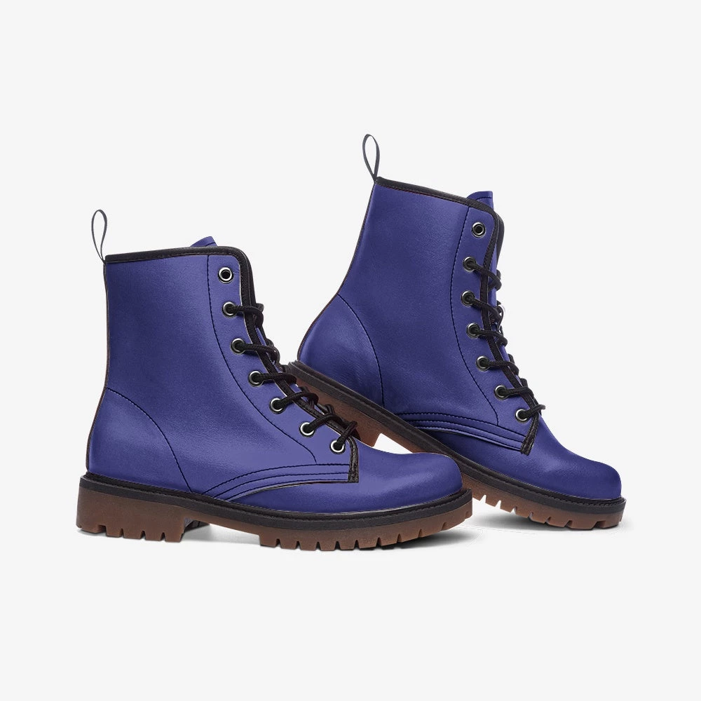 Harlow & Lloyd Blue Violet Lace Up Boots Shoes 5 Harlow & Lloyd Blue Violet Lace Up Boots Shoes