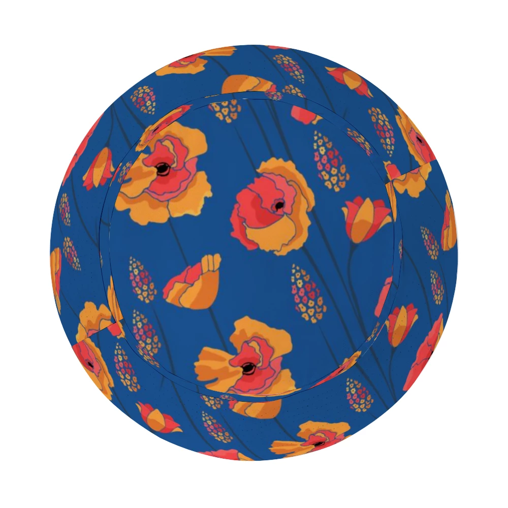 Harlow & Lloyd Accessories Wild Orange Vines Bucket Hat 5 Harlow & Lloyd Accessories Wild Orange Vines Bucket Hat