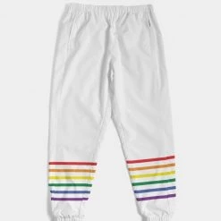 Harlow & Lloyd Rainbow Thin Stripes Lightweight Track Pants