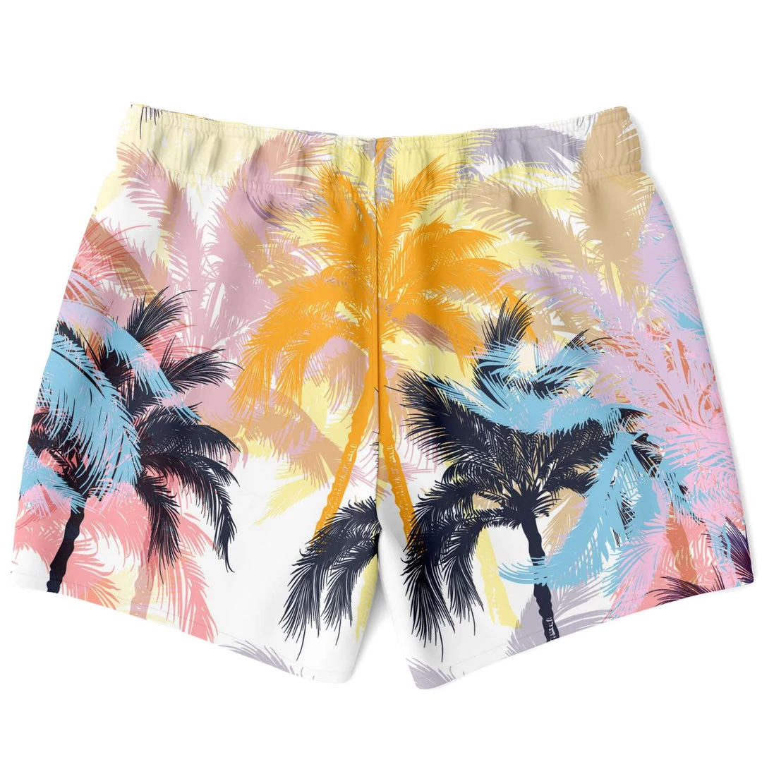 Subliminator Men Summer Palms Swim Shorts 4 Subliminator Men Summer Palms Swim Shorts