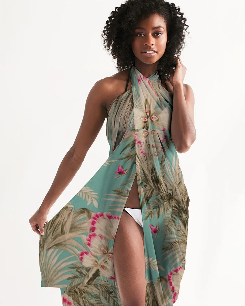 Harlow & Lloyd Vintage Bird & Tropical Palm Swim Cover Up 3 Harlow & Lloyd Vintage Bird & Tropical Palm Swim Cover Up