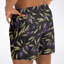 Subliminator Olive Tree Charcoal Swim Shorts