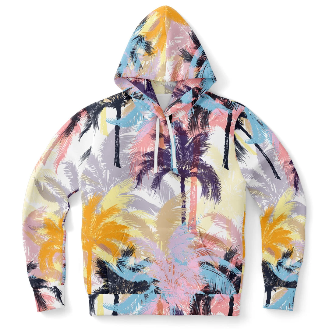 Subliminator Summer Palms Unisex Hoodie Hoodies 3 Subliminator Summer Palms Unisex Hoodie Hoodies