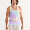 Harlow & Lloyd T Shirts & Tanks Lilac Mint Tie Dye Men's Tank