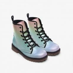 Harlow & Lloyd Shoes Soft Rainbow Lace Up Boots