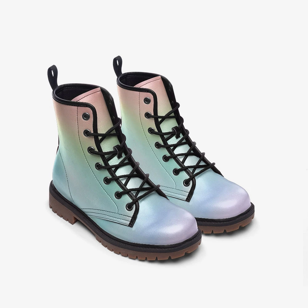 Harlow & Lloyd Shoes Soft Rainbow Lace Up Boots 4 Harlow & Lloyd Shoes Soft Rainbow Lace Up Boots