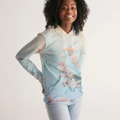 Harlow & Lloyd Cherry Blossoms With Bird Women's Hoodie Hoodies