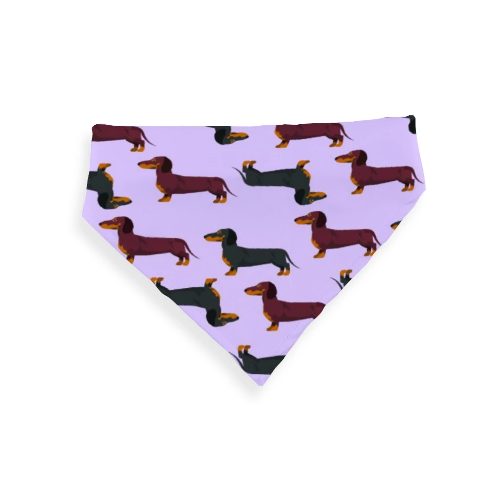 ThisNew Dachshund Dog Bandana / Scarf In Soft Berry 4 ThisNew Dachshund Dog Bandana / Scarf In Soft Berry