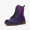 Harlow & Lloyd Purple Galaxy Lace Up Boots Shoes 1 Harlow & Lloyd Purple Galaxy Lace Up Boots Shoes