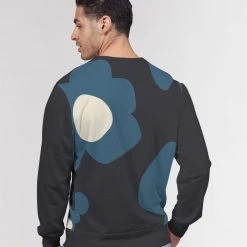 Harlow & Lloyd Abstract Flowers French Terry Crewneck Pullover Sweatshirt Sweatshirts & Pullovers