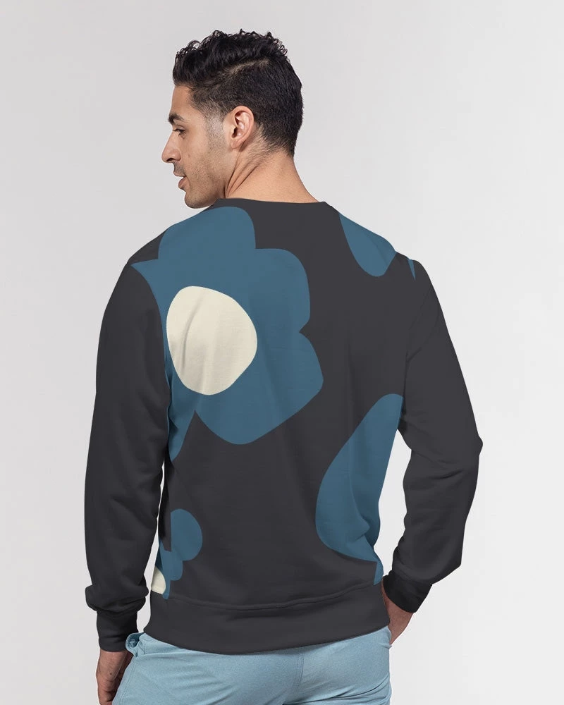Harlow & Lloyd Abstract Flowers French Terry Crewneck Pullover Sweatshirt Sweatshirts & Pullovers 4 Harlow & Lloyd Abstract Flowers French Terry Crewneck Pullover Sweatshirt Sweatshirts & Pullovers