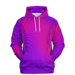 Subliminator Hoodies Wicked Purple Dots Unisex Hoodie