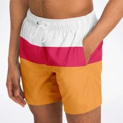 Subliminator Men Sweet Tangerine Swim Shorts 33 Subliminator Men Sweet Tangerine Swim Shorts