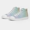 Harlow & Lloyd Shoes Soft Rainbow Men's Hightop Canvas Shoe