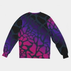 Harlow & Lloyd Raspberry Giraffe Men's French Terry Pullover Sweatshirt