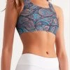 Harlow & Lloyd Perfect Paisley Women's Seamless Sports Bra