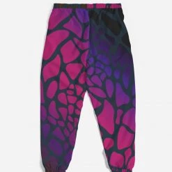 Harlow & Lloyd Pants & Joggers Raspberry Giraffe Men's Lightweight Track Pants