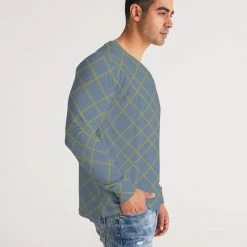 Harlow & Lloyd Skating Rink Blue Men's Long Sleeve Tee T Shirts & Tanks 11 Harlow & Lloyd Skating Rink Blue Men's Long Sleeve Tee T Shirts & Tanks