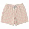 Subliminator Pink Vanilla Check Fleece Shorts 2 Subliminator Pink Vanilla Check Fleece Shorts