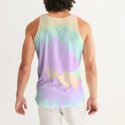 Harlow & Lloyd T Shirts & Tanks Lilac Mint Tie Dye Men's Tank