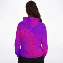 Subliminator Hoodies Wicked Purple Dots Unisex Hoodie