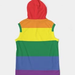 Harlow & Lloyd Hoodies Rainbow Pride Premium Heavyweight Sleeveless Hoodie