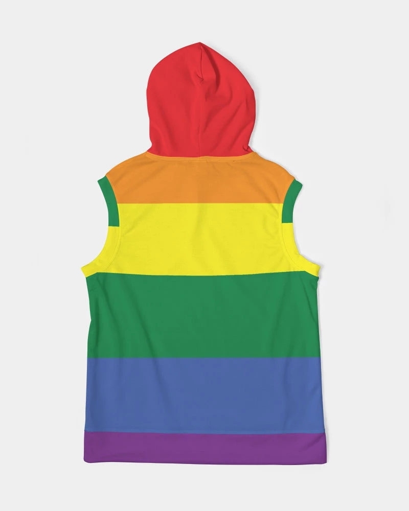 Harlow & Lloyd Hoodies Rainbow Pride Premium Heavyweight Sleeveless Hoodie 4 Harlow & Lloyd Hoodies Rainbow Pride Premium Heavyweight Sleeveless Hoodie