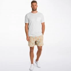 Subliminator Green & Orange Snake Fleece Shorts 17 Subliminator Green & Orange Snake Fleece Shorts