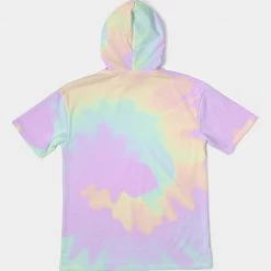 Harlow & Lloyd Hoodies Lilac Mint Tie Dye Men's Premium Heavyweight Short Sleeve Hoodie 12 Harlow & Lloyd Hoodies Lilac Mint Tie Dye Men's Premium Heavyweight Short Sleeve Hoodie