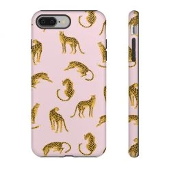 Printify Accessories Pink Leopards Tough Phone Case