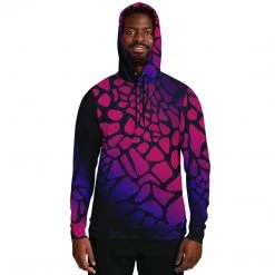 Subliminator Raspberry Giraffe Unisex Hoodie