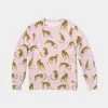 Harlow & Lloyd Pink Leopards Men's French Terry Pullover Sweatshirt Sweatshirts & Pullovers