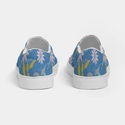 Harlow & Lloyd Parisian Blue Floral Women's Slip-On Canvas Shoe