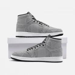 Harlow & Lloyd Houndstooth Plaid Sneakers