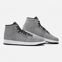 Harlow & Lloyd Houndstooth Plaid Sneakers
