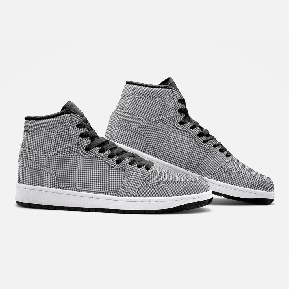 Harlow & Lloyd Houndstooth Plaid Sneakers 4 Harlow & Lloyd Houndstooth Plaid Sneakers