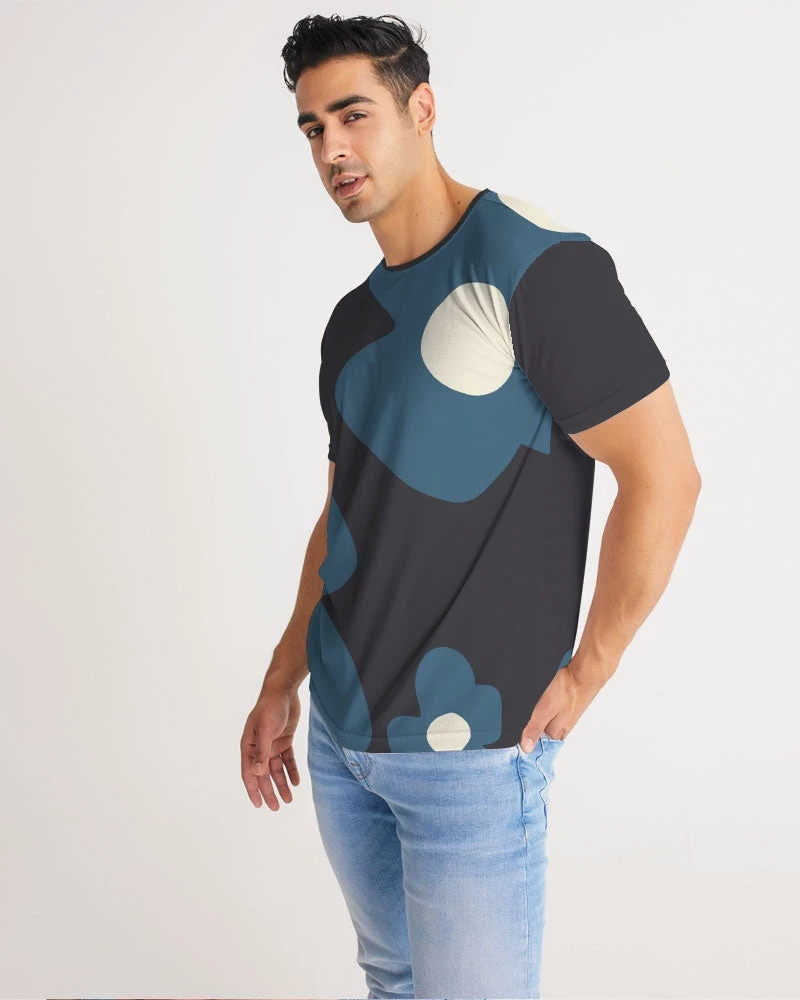 Harlow & Lloyd Abstract Flowers Men's T Shirt 3 Harlow & Lloyd Abstract Flowers Men's T Shirt