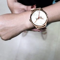 Wc-fulfillment Paris Unisex Rose Gold Personalized Watch