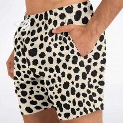 Subliminator Men Cheetah Print Swim Shorts