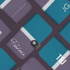 Wc-fulfillment Phone Cases Personalized Grape & Blue Phone Wallet Case