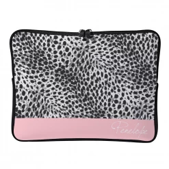 ThisNew Personalized Laptop Sleeve - Pink & Leopard Print Laptop Sleeves